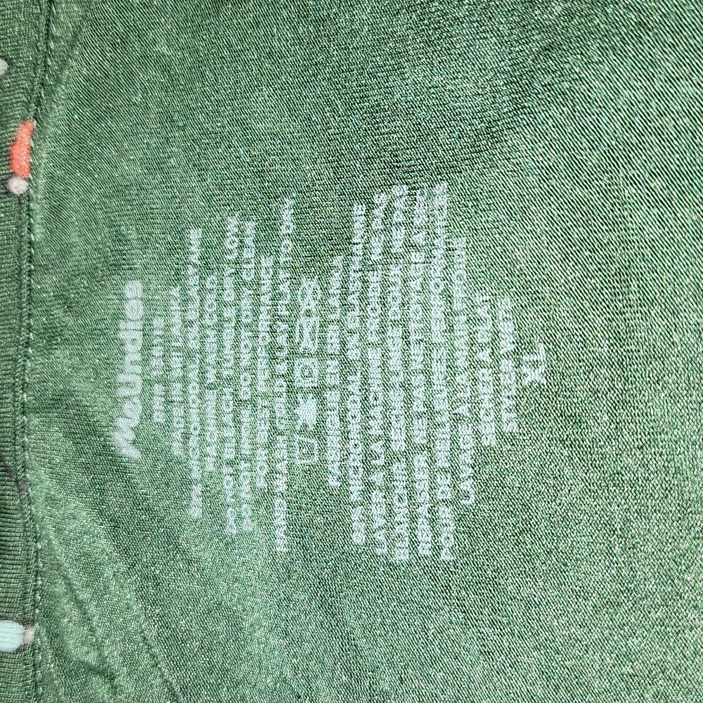 Green Christmas Light Meundies Pajama Set - Picture 3 of 6